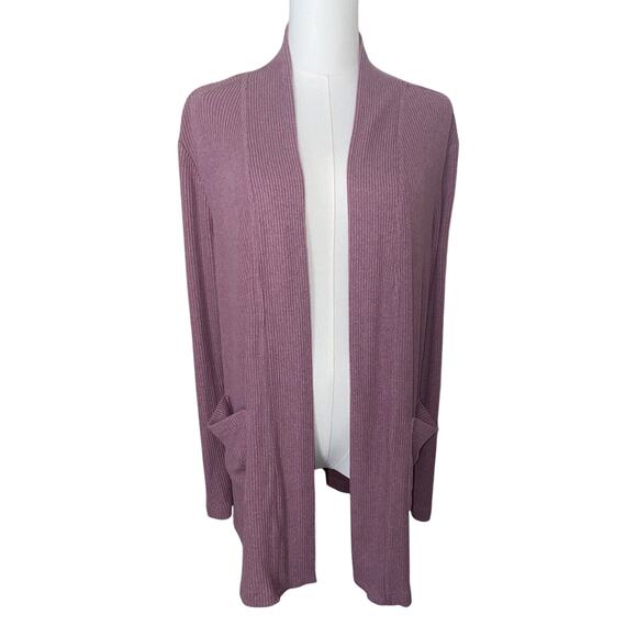 Anthropologie Sweaters - Anthropologie Dolman Long Sleeve Open Cardigan Soft Cozy Dolman Pink